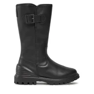 Buty dla dziewczynek - Kozaki ECCO Tredtray K 77008201001 Czarny - miniaturka - grafika 1