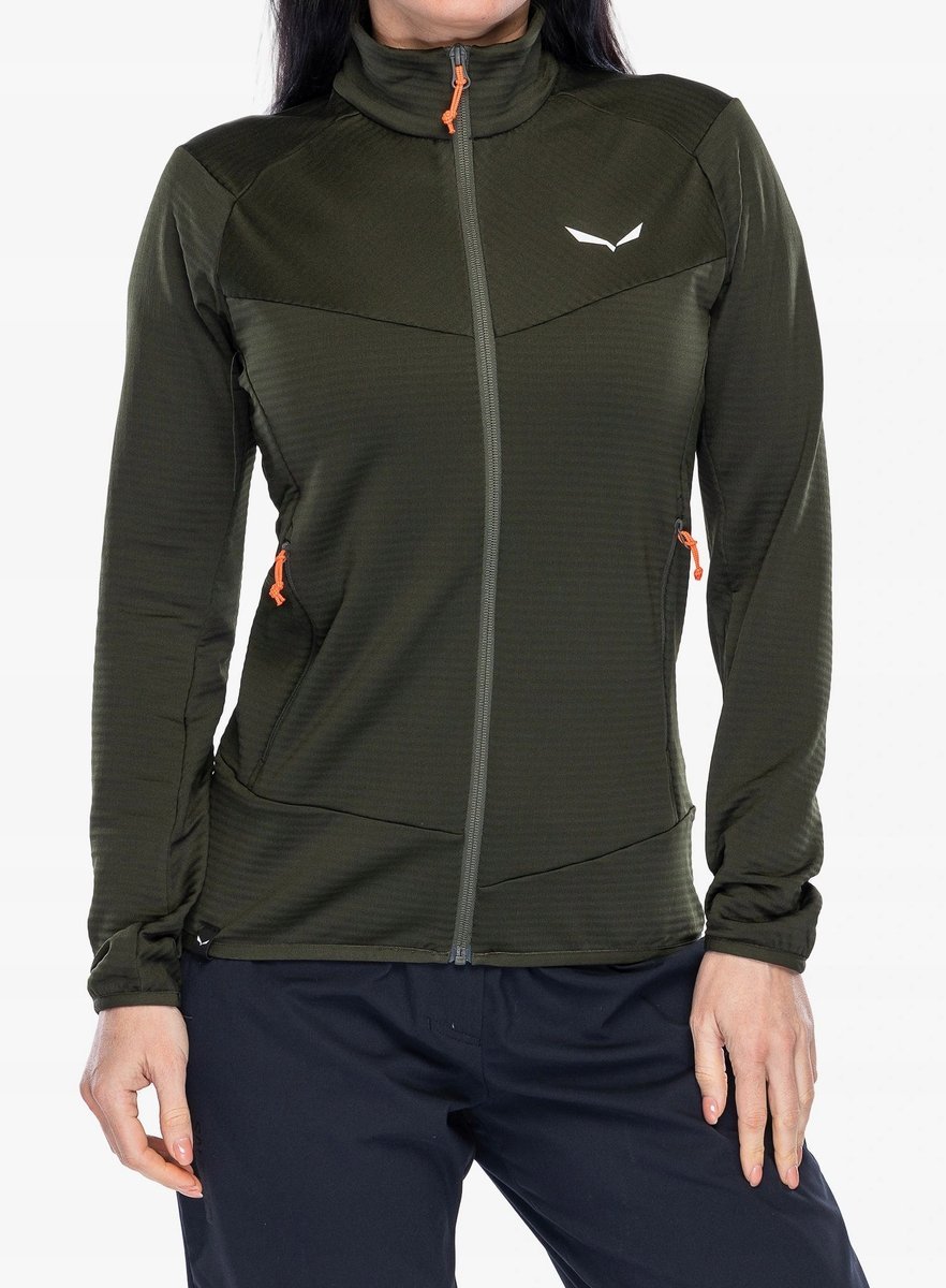 Damska bluza Salewa Puez Altavia PL - ciemna oliwka, rozmiar XS