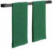 Wieszaki łazienkowe - Czarny metalowy wieszak łazienkowy 60 cm Z1-L31 - miniaturka - grafika 1
