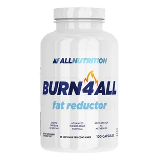 123ratio ALLNUTRITION Burn4all fat reductor 100 kaps 3225022 - Spalacze tłuszczu - miniaturka - grafika 1