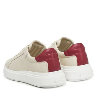 Sneakersy Calvin Klein HM0HM01016 Beżowy - Sneakersy męskie - miniaturka - grafika 1