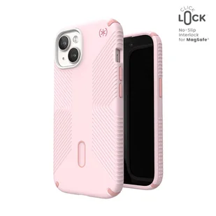 Speck Presidio2 Grip ClickLock & MagSafe - Etui iPhone 15 / iPhone 14 / iPhone 13 (Nimbus Pink/Dahlia Pink) - Etui i futerały do telefonów - miniaturka - grafika 1