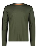 Koszulki sportowe męskie - CMP Koszulka funkcyjna w kolorze khaki - miniaturka - grafika 1