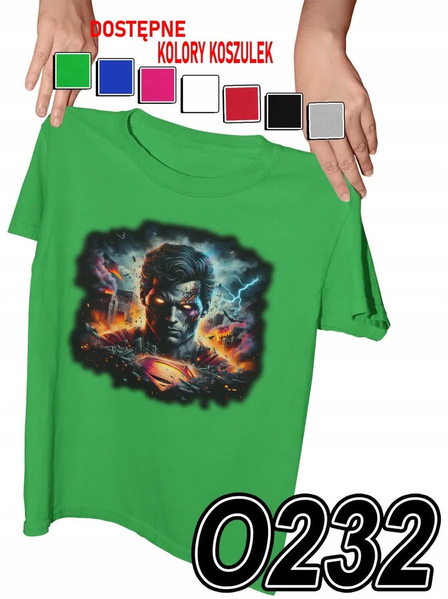 Koszulka Dziecięca Z Nadrukiem Avengers Bohater Marvel - L 146-152