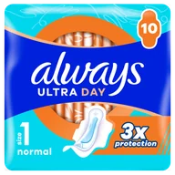 Podpaski - Always Ultra Day, podpaski ze skrzydełkami, Normal, 10 sztuk - miniaturka - grafika 1