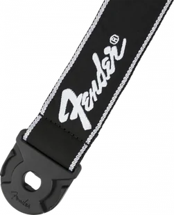 Fender Quick Grip Locking End Strap Black with White Running Logo 2&quot; - Inne akcesoria gitarowe - miniaturka - grafika 2