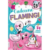 Junior.pl Cudowne flaming kolorowanka praca zbiorowa - Książki edukacyjne - miniaturka - grafika 1