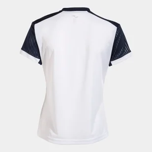 Koszulka damska Joma Montreal Short Sleeve white/navy S - Koszulki i topy damskie - miniaturka - grafika 1