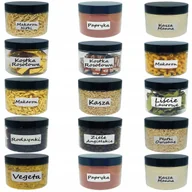 Pojemniki kuchenne - Pojemniki na żywność, słoik plastikowy na przyprawy 0,5l, 15 szt. - miniaturka - grafika 1