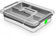 Pojemniki kuchenne - Pojemnik organizer plastikowy antybakteryjny 6l - miniaturka - grafika 1