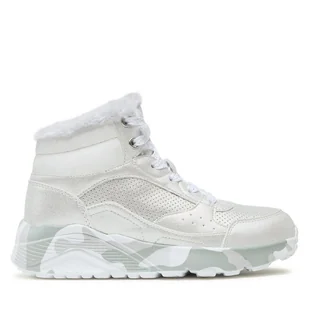 Sneakersy Skechers Uno Lite Camo Dazzle 310485L/SLGY Srebrny - Buty dla dziewczynek - miniaturka - grafika 1