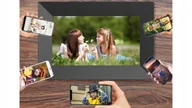 Ramki cyfrowe do zdjęć - KODAK FOTORAMKA CYFROWA foto ramka DOTYKOWA zdjęcia filmy 7” RCF-702P WiFi - miniaturka - grafika 1