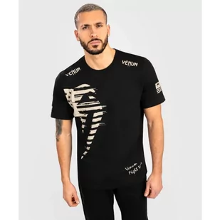Venum T-Shirt Giant USA Regular Fit Black - Koszulki sportowe męskie - miniaturka - grafika 1