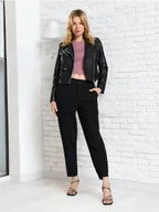 Spodnie damskie - Sinsay - Spodnie - czarny - miniaturka - grafika 1