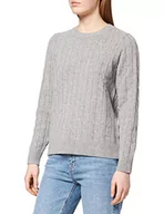 Swetry damskie - GANT Sweter damski, Szary, XS - miniaturka - grafika 1
