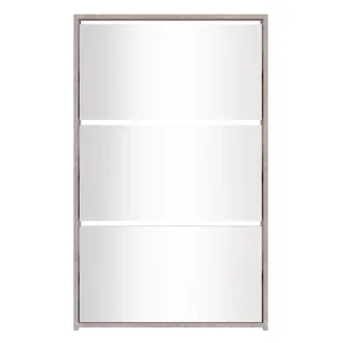 Lumarko Szafka na buty, lustro i 3 szuflady, szary beton, 63x17x102,5cm - Szafki na buty - miniaturka - grafika 5