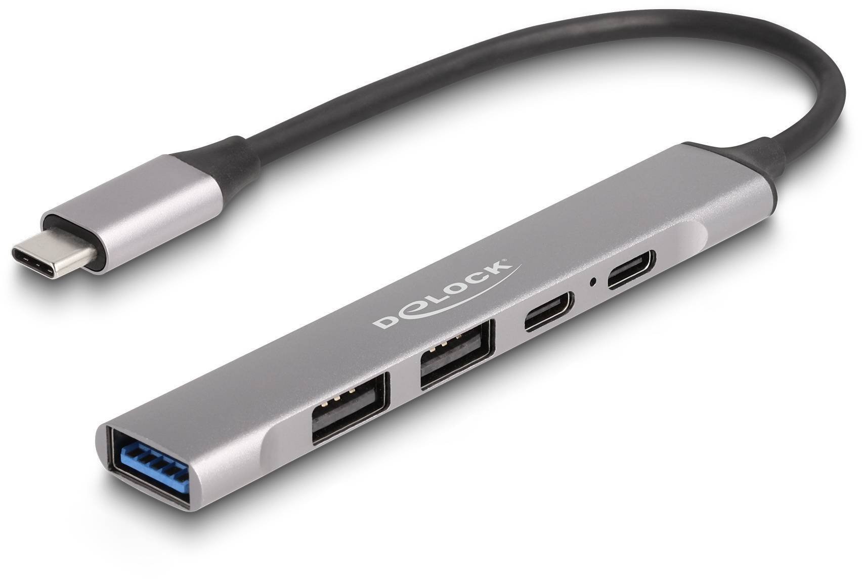 HUB USB Delock USB 80 Gbps Kabel Wtyczka do PD 3.1 Type-C 16K 60 Hz 1 m Dane Smart-Home IoT 64298