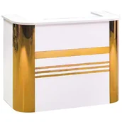 Biurka - Recepcja kosmetyczna lada fryzjerska biurko salonu 120 - miniaturka - grafika 1