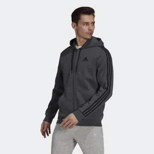 Bluza z kapturem adidas Essentials Fleece 3-Stripes, Mężczyźni - Bluzy sportowe damskie - miniaturka - grafika 1