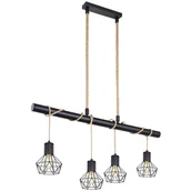 Lampy sufitowe - Globo 54017-4H - Żyrandol na lince PRISKA 4xE27/60W/230V - miniaturka - grafika 1