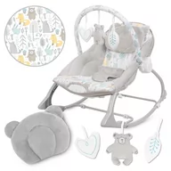 Leżaczki i huśtawki - Kidwell PINO Leżaczek bujaczek do 9kg Forest - miniaturka - grafika 1