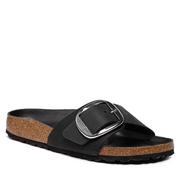 Klapki i japonki damskie - Klapki BIRKENSTOCK - Madrid Big Buckle 1006523 Black - miniaturka - grafika 1