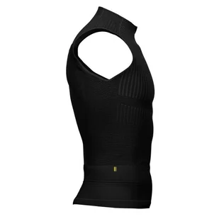 COMPRESSPORT Koszulka kompresyjna do biegania TRAIL POSTURAL TANK TOP 2020 czarna - Koszulki sportowe męskie - miniaturka - grafika 6
