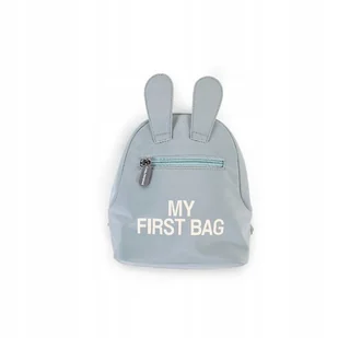 Childhome Plecak Dziecięcy My First Bag Szary - Plecaki szkolne i tornistry - miniaturka - grafika 1
