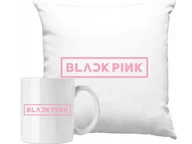 Gadżety dla niej i dla niego - ZESTAW PODUSZKA + KUBEK BLACKPINK Pomysł Na Prezent +IMIĘ #3 - miniaturka - grafika 1
