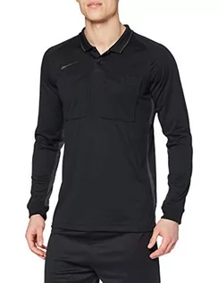 Koszulki męskie - Nike M Nk Dry Ref Jsy Ls Long Sleeved T-shirt męski czarny Black/Anthracite/(Anthracite) X-L - grafika 1