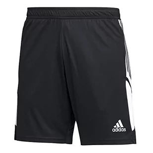 adidas Męskie spodenki piłkarskie Condivo 22, czarno-białe, S - Piłka nożna - miniaturka - grafika 1