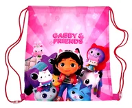 Worki na buty - Worek, torba sportowa Koci domek Gabi 40 x 34 cm - miniaturka - grafika 1