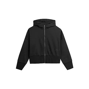 4F Damska bluza H4Z22-bld027, głęboka czerń, 42, głęboka czerń - Bluzy damskie - miniaturka - grafika 1