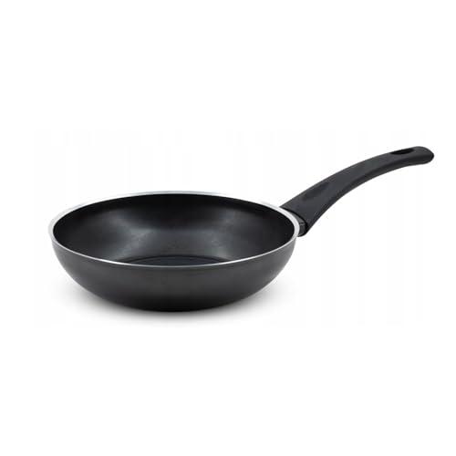 Avilia Patelnia indukcyjna nieprzywierająca i odporna na zarysowania - kompatybilna ze wszystkimi płytami kuchennymi, 7-warstwowa powłoka AM Protection Shield, ergonomiczne uchwyty Soft Touch, 24 cm,