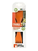 Kuchnia turystyczne i akcesoria - Light My Fire Spork Original BIO 2-pak, rustyorange/slatyblack 2020 Sztućce turystyczne 2412411513 - miniaturka - grafika 1