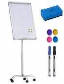 Tablice i flipcharty - Flipchart Magnetyczny Mobilny 70X100 - miniaturka - grafika 1