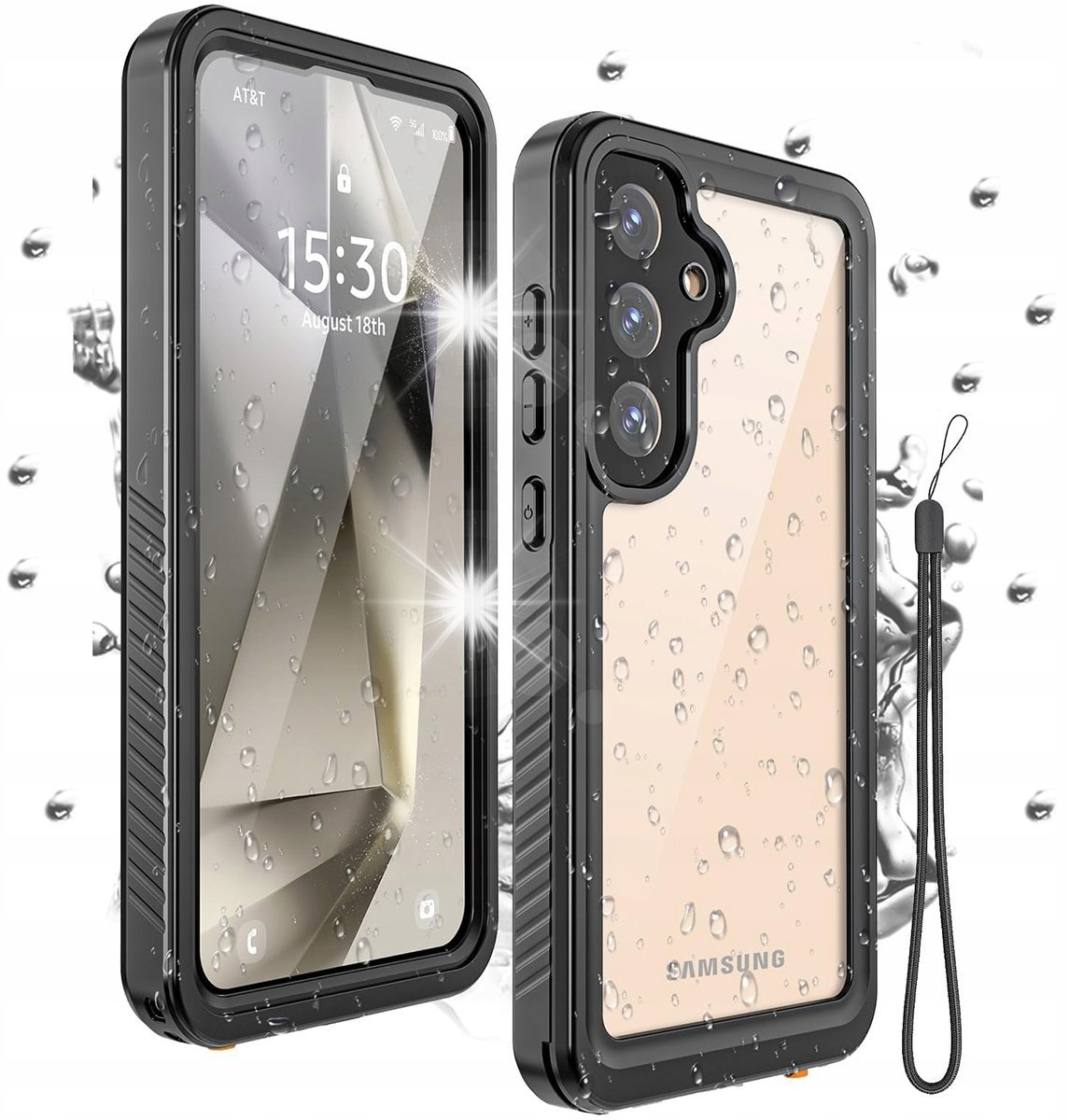 SUPERO Etui wodoodporne pancerne wodoszczelne do Samsung Galaxy S25 pokrowiec case