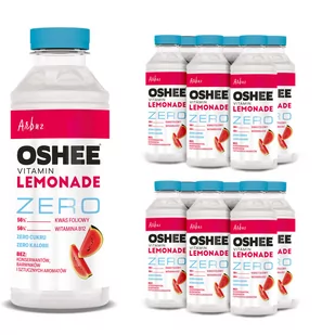 12x OSHEE ZERO Vitamin Lemonade arbuz 555 ml - Soki i napoje niegazowane - miniaturka - grafika 1