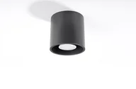 Lampy sufitowe - Sollux Lighting Plafon ORBIS 1 antracyt - miniaturka - grafika 1