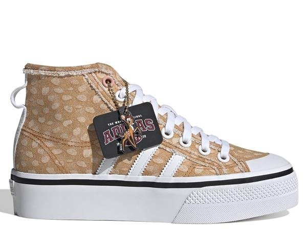 Buty dziecięce adidas GZ1657 DISNEY NIZZA PLATFO Beżowe