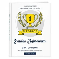 Atlasy i mapy - Atlas geograficzny z nadrukiem dla dziewczynki jako nagroda - miniaturka - grafika 1