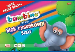 Bambino Blok rysunkowy A3 20 kartek ST.MAJEWSKI - Szkolne artykuły papiernicze - miniaturka - grafika 1