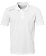 Koszulki męskie - Uhlsport Essential koszulka polo koszulka biała, m - miniaturka - grafika 1