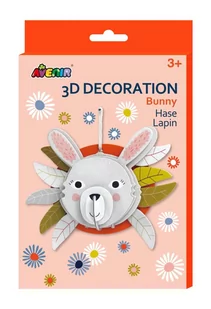 Russell Dekoracje 3D - królik - - Zabawki kreatywne - miniaturka - grafika 1