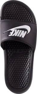 Nike Klapki Nike Benassi Just Do It damskie 343881 015 343881 015 czarny 36 1/2 - Klapki i japonki damskie - miniaturka - grafika 1
