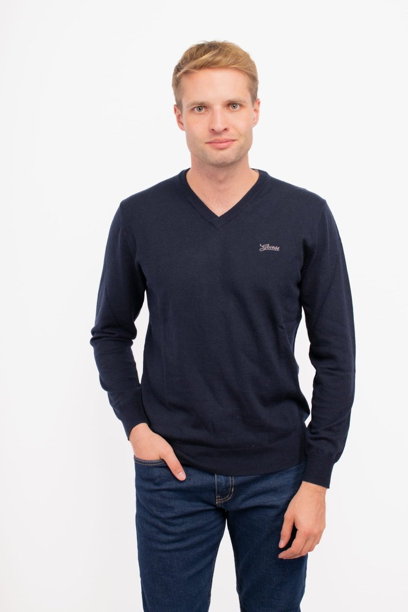 Sweter męski Guess M4YR02 Z3052 granatowy - XXL