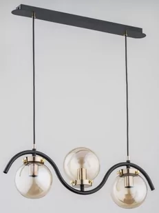 Alfa sosnowscy Nowoczesna lampa wisząca KORDA GOLD OP. OŚW. 3 PŁ 62154 - Lampy sufitowe - miniaturka - grafika 1