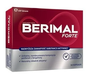 USP Zdrowie BERIMAL FORTE 30 kaps 3436861 - Suplementy diety USP Zdrowie BERIMAL FORTE 30 kaps 3436861 - Suplementy diety - miniaturka - grafika 1