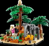 Klocki - LEGO 40784 Diorama z afrykańską sawanną - miniaturka - grafika 1