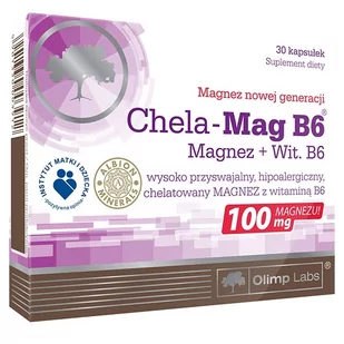 Olimp Chela-Mag B6 x30 kapsułek - Witaminy i minerały - miniaturka - grafika 1
